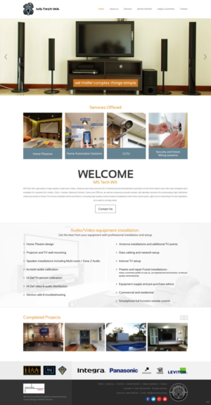 Web Design by pb for MS Tech WA Pty Ltd | Design: #11087784