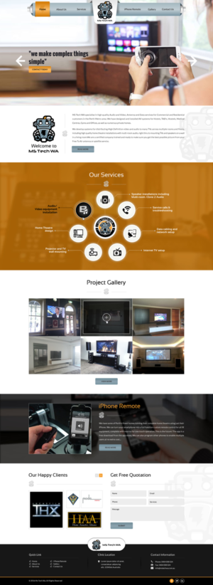 Web Design by Sbss for MS Tech WA Pty Ltd | Design: #11087436
