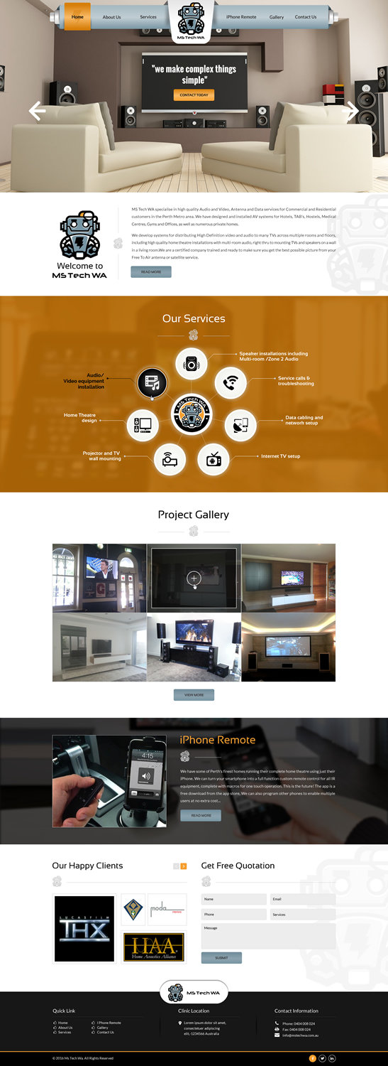 Web Design par Sbss pour MS Tech WA Pty Ltd | Design #11087437