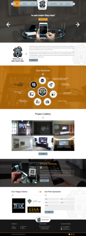 Web Design by Sbss for MS Tech WA Pty Ltd | Design: #11087438