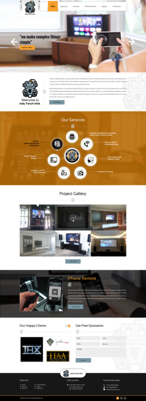 Web Design by Sbss for MS Tech WA Pty Ltd | Design: #11087439