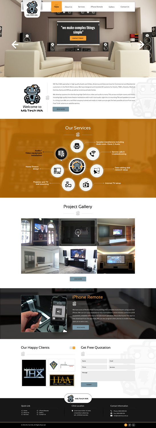 Web-Design von Sbss für MS Tech WA Pty Ltd | Design #11087440