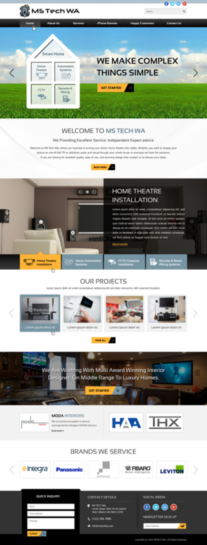 Web Design by Sbss for MS Tech WA Pty Ltd | Design: #11088235