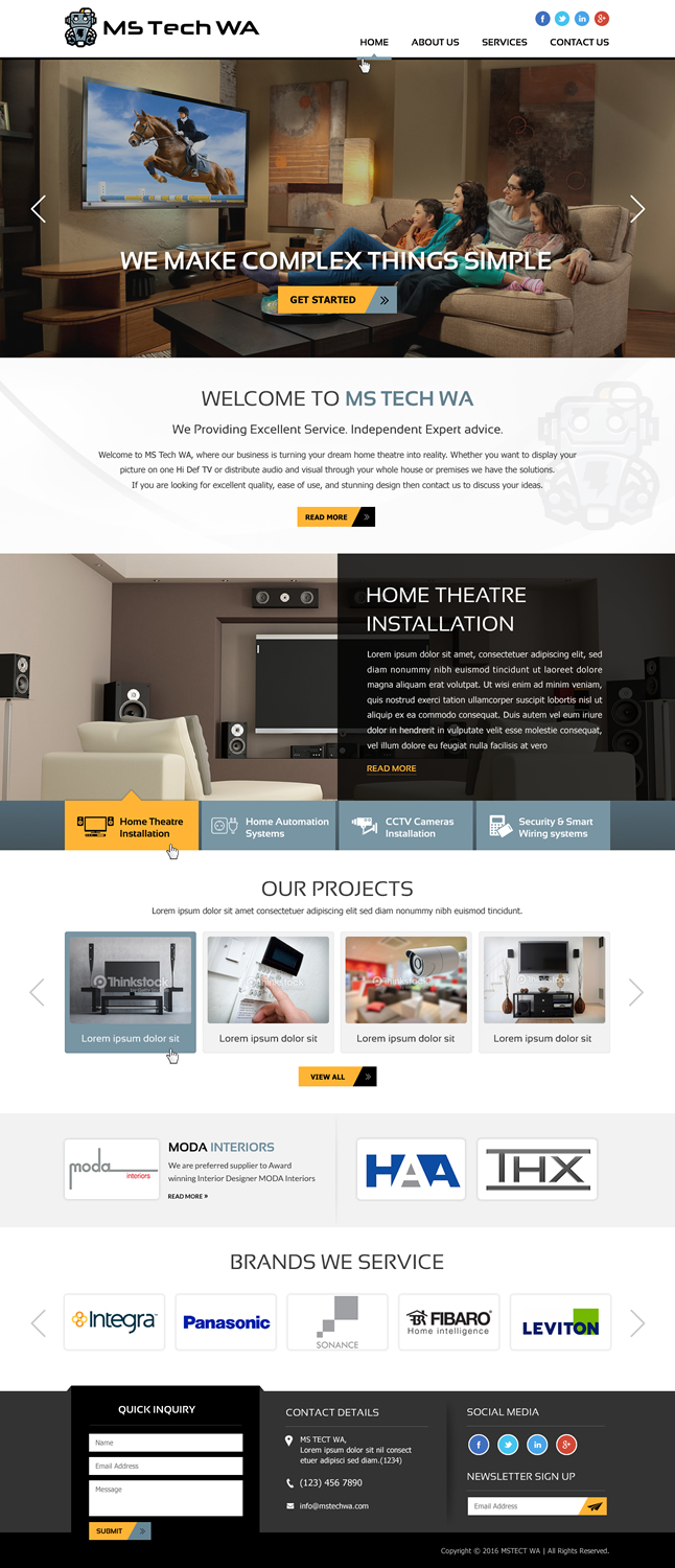 Web Design par Sbss pour MS Tech WA Pty Ltd | Design #11088236