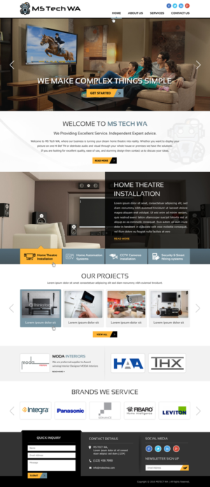 Web Design by Sbss for MS Tech WA Pty Ltd | Design: #11088236