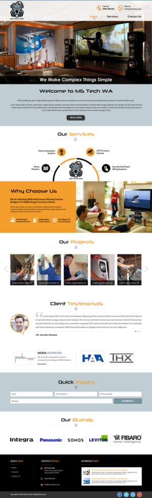 Web Design by Sbss for MS Tech WA Pty Ltd | Design: #11136019
