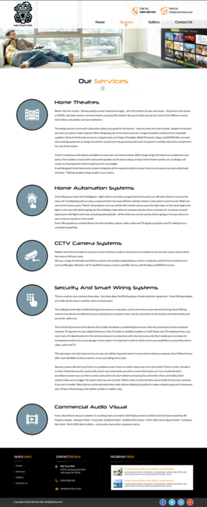 Web Design by Sbss for MS Tech WA Pty Ltd | Design: #11208327