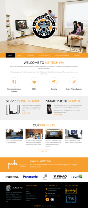 Web Design by rightway for MS Tech WA Pty Ltd | Design: #11087382