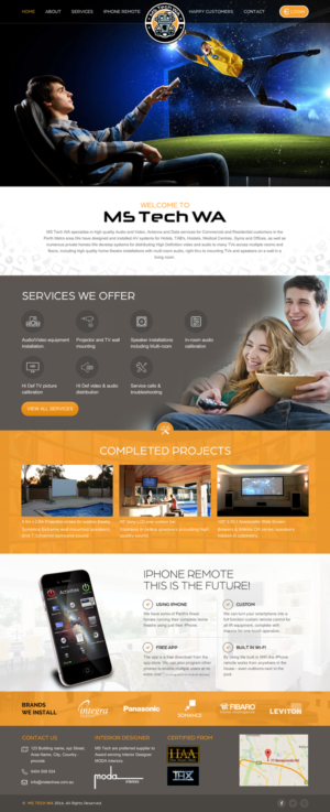 Web Design by rightway for MS Tech WA Pty Ltd | Design: #11087391