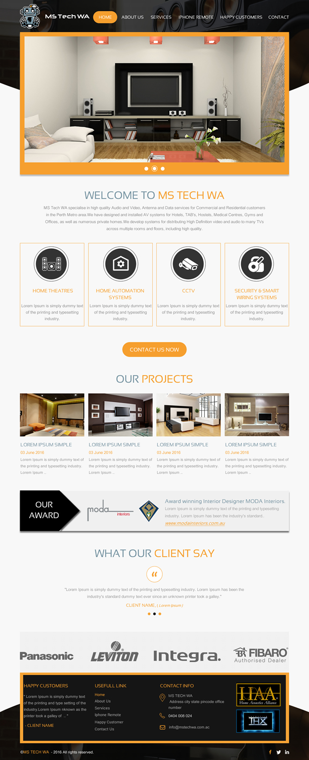 Web Design par rightway pour MS Tech WA Pty Ltd | Design #11087412