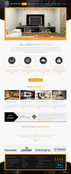 Web Design by rightway for MS Tech WA Pty Ltd | Design: #11087412