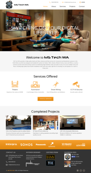 Web Design by rightway for MS Tech WA Pty Ltd | Design: #11176711