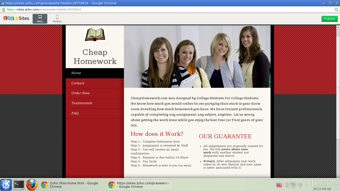 Web-Design von Tim Gates für Campus+Books+and+Tutoring%2C+LLC | Design #2325986