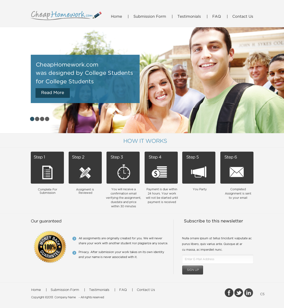 Web Design by pb for Campus+Books+and+Tutoring%2C+LLC | Design #2300484