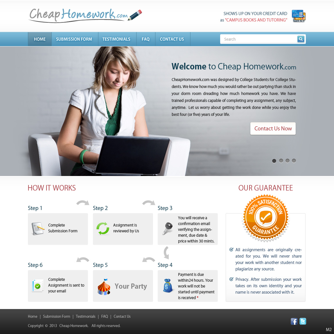 Web Design by pb for Campus+Books+and+Tutoring%2C+LLC | Design #2300490