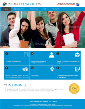 Web Design by jeckx2 for Campus+Books+and+Tutoring%2C+LLC | Design: #2335587