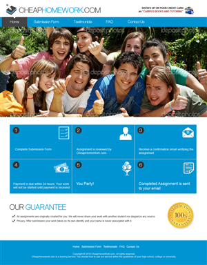 Web Design by jeckx2 for Campus+Books+and+Tutoring%2C+LLC | Design: #2335593