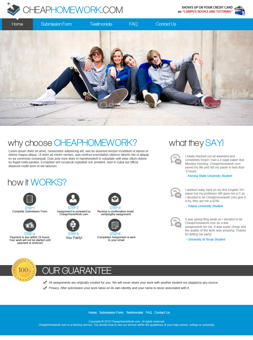 Web Design by jeckx2 for Campus+Books+and+Tutoring%2C+LLC | Design #2351528