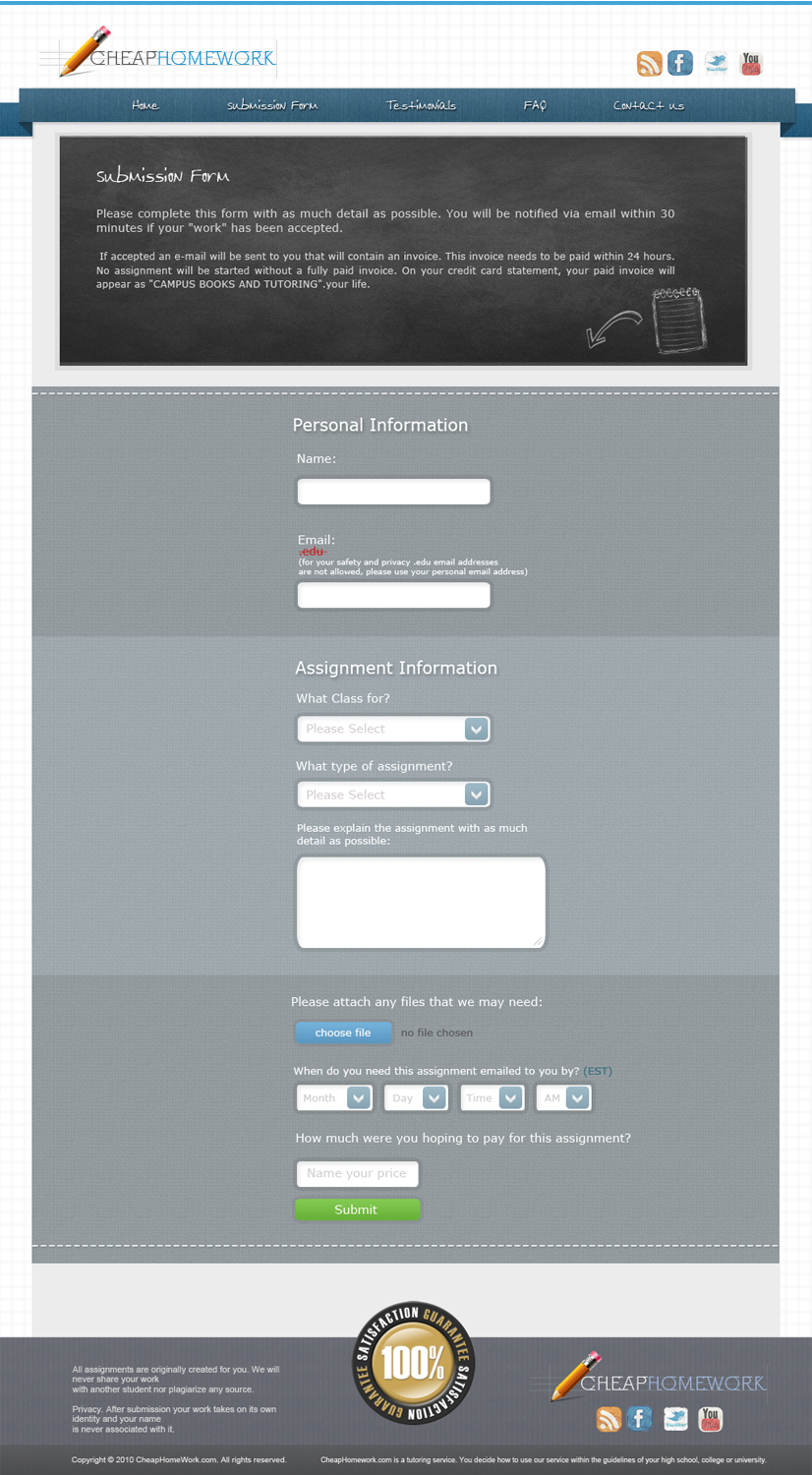 Web Design by JM for Campus+Books+and+Tutoring%2C+LLC | Design #2467115