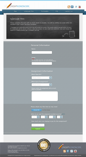 Web Design by JM for Campus+Books+and+Tutoring%2C+LLC | Design: #2467115