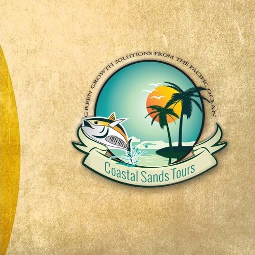 Logo-Design von moofle für Coastal Sands Tours | Design #11098297