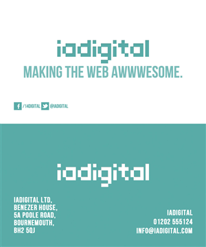 Business Card Design by PottyDesigns for IADigital | Design: #2288479
