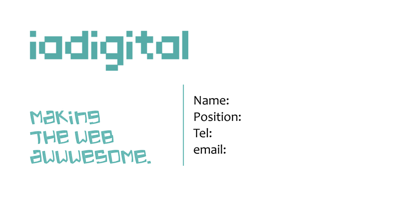 Diseño de Tarjeta de Presentación por  Moataz para IADigital | Diseño #2290970