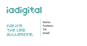 Diseño de Tarjeta de Presentación por  Moataz para IADigital | Diseño #2290970