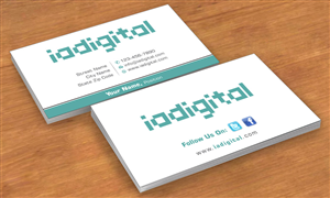 Business Card Design by Sbss for IADigital | Design: #2297788