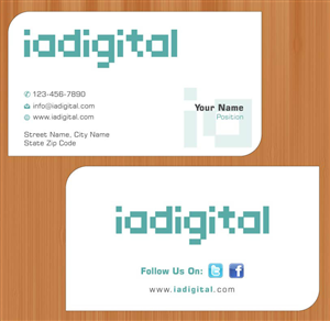 Business Card Design by Sbss for IADigital | Design: #2297840