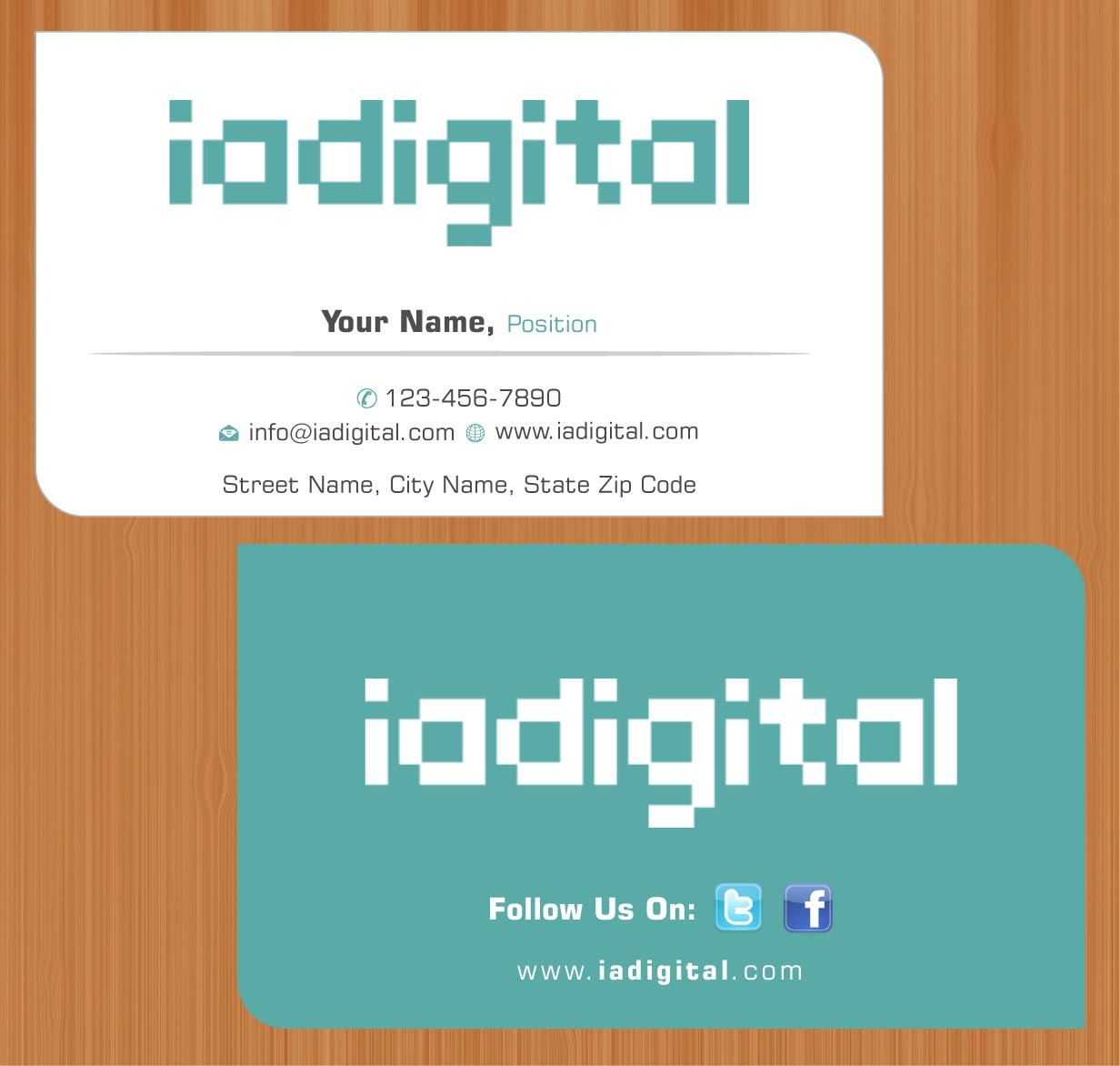 Business Card Design by Sbss for IADigital | Design #2297845