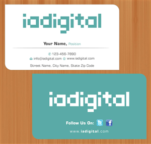 Visitenkarten-Design von Sbss für IADigital | Design: #2297845