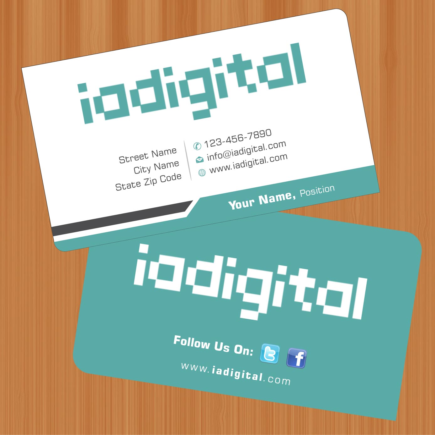 Business Card Design by Sbss for IADigital | Design #2297846