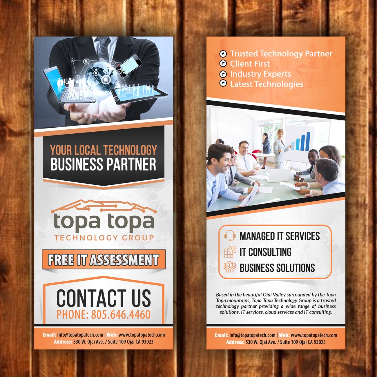 Diseño de Flyer por debdesign para Topa Topa Technology Group | Diseño #11727914