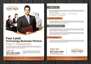 Design de Flyer par creative.bugs pour Topa Topa Technology Group | Design : #11728555