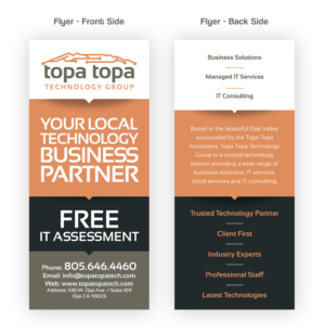 Design de Flyer par creati&gt;e.SB pour Topa Topa Technology Group | Design #11695135