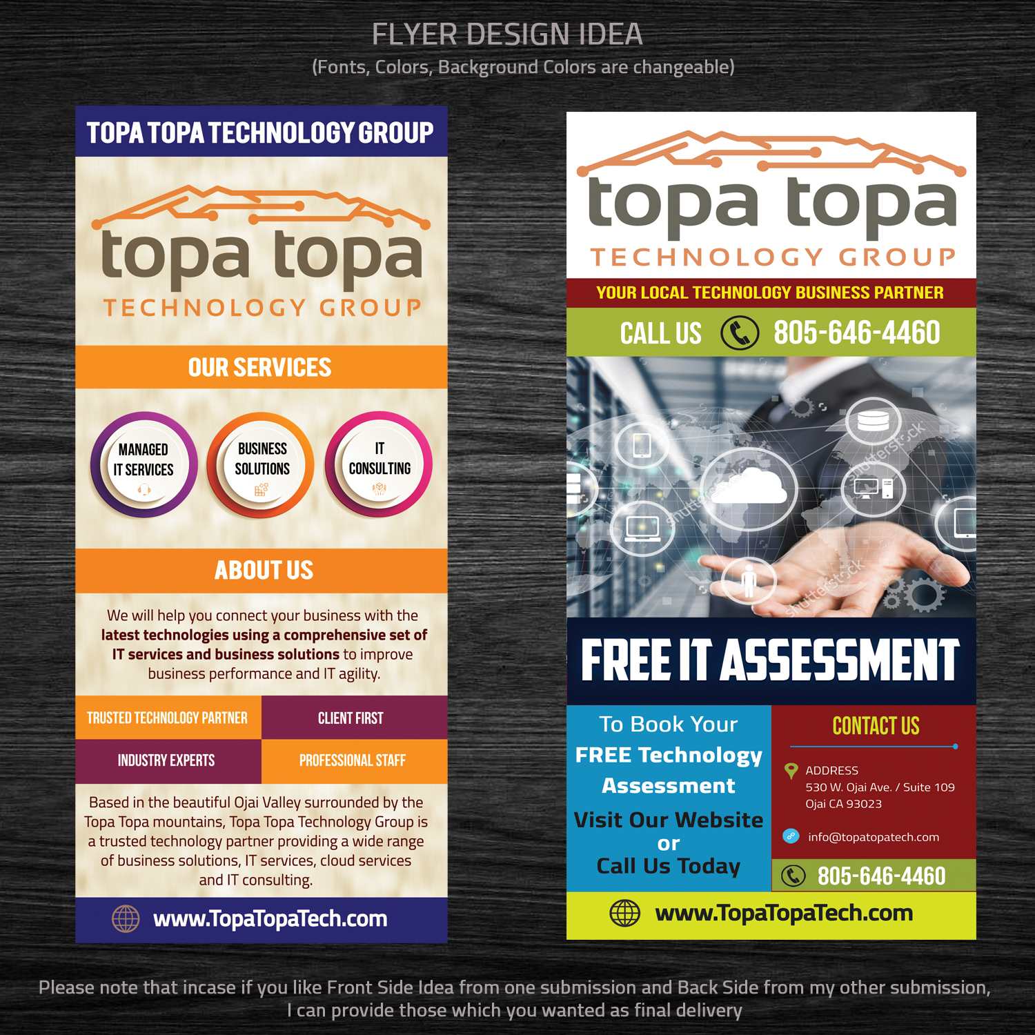 Flyer Design by Venkat for Topa Topa Technology Group | Design #11731069