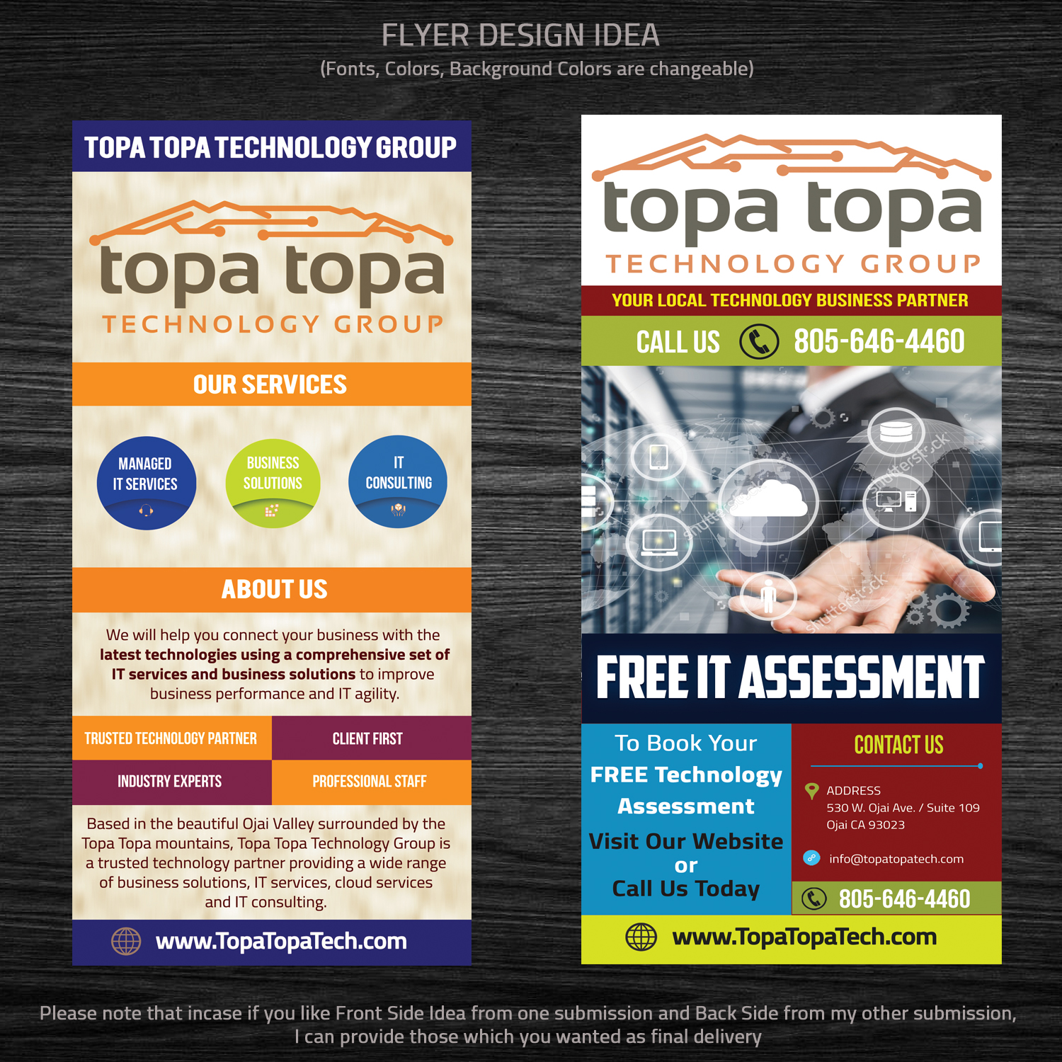 Flyer Design by Venkat for Topa Topa Technology Group | Design #11731070