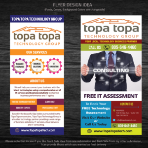 Flyer Design by Venkat for Topa Topa Technology Group | Design: #11731073