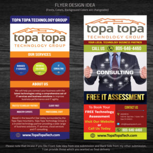 Flyer Design by Venkat for Topa Topa Technology Group | Design: #11731075