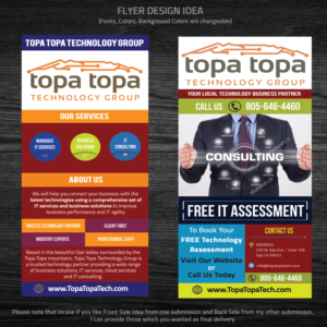 Flyer Design by Venkat for Topa Topa Technology Group | Design: #11731077