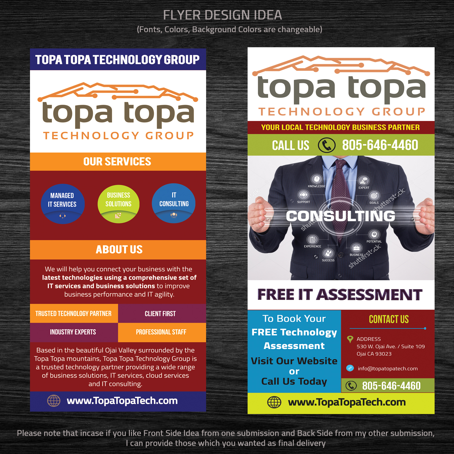 Diseño de Flyer por Venkat para Topa Topa Technology Group | Diseño #11731078