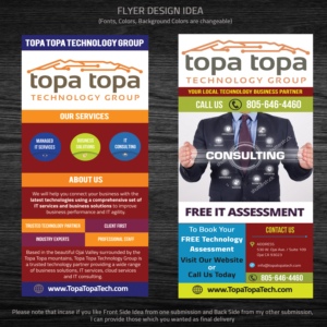 Flyer Design by Venkat for Topa Topa Technology Group | Design: #11731078