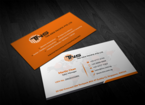 Visitenkarten-Design von Pointless Pixels India für TNS Asia Pacific Pte Ltd | Design: #11092133