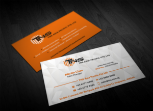 Business Card Design by Pointless Pixels India for TNS Asia Pacific Pte Ltd | Design: #11092146