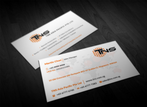 Business Card Design by Pointless Pixels India for TNS Asia Pacific Pte Ltd | Design: #11092168