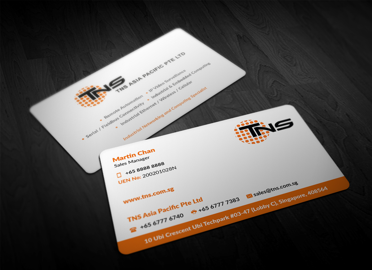 Business Card Design by Pointless Pixels India for TNS Asia Pacific Pte Ltd | Design #11092169