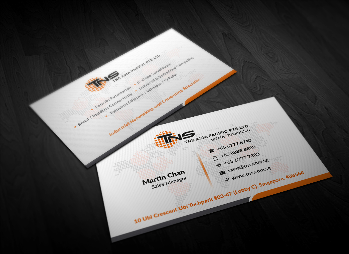 Design de Carte de Visite par Pointless Pixels India pour TNS Asia Pacific Pte Ltd | Design #11095075