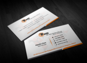 Design de Carte de Visite par Pointless Pixels India pour TNS Asia Pacific Pte Ltd | Design : #11095075