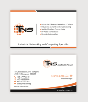 Business Card Design by SKYdesign for TNS Asia Pacific Pte Ltd | Design: #11150551